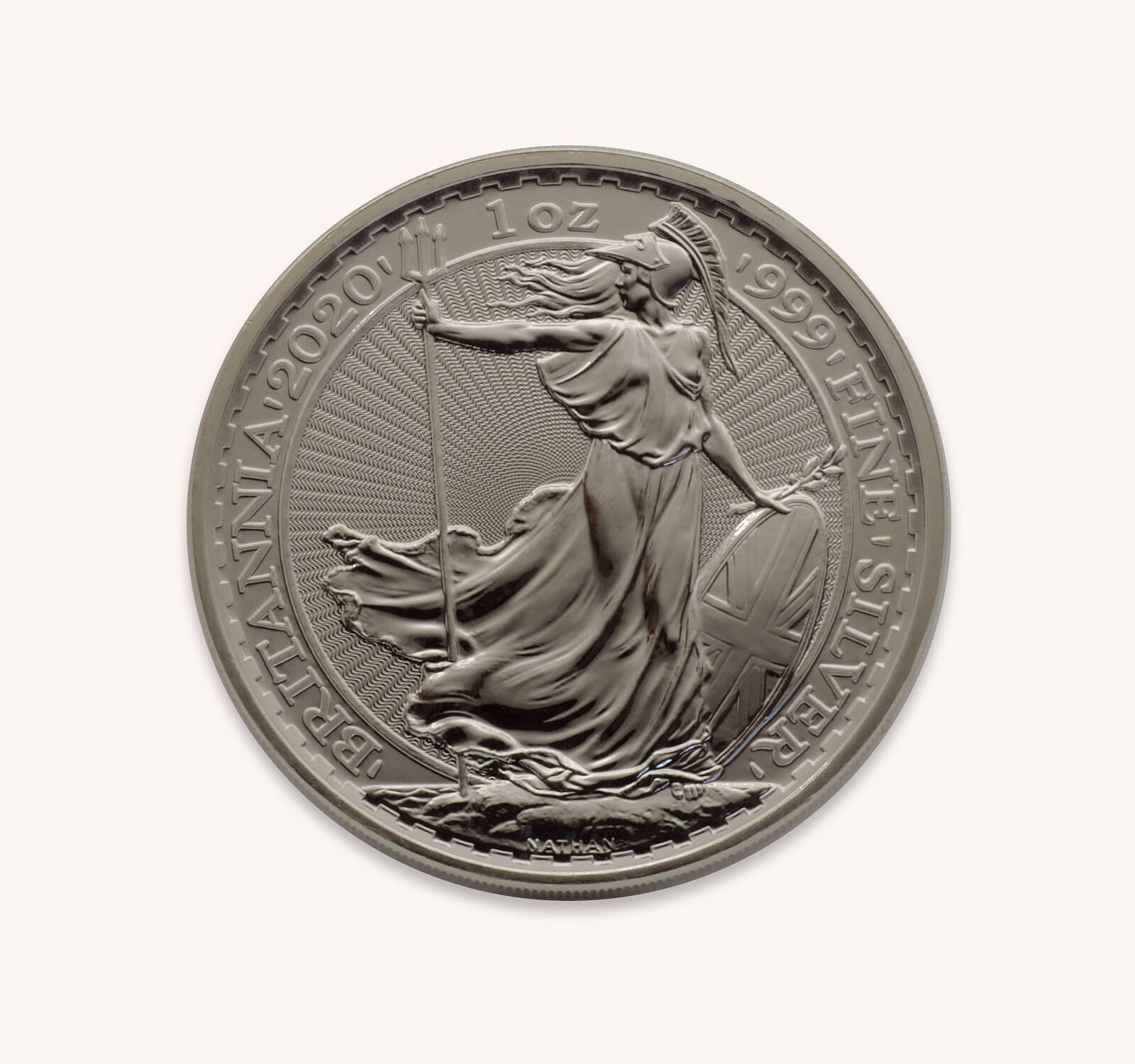 Moneda 2 Libras Britannia 1oz. Plata