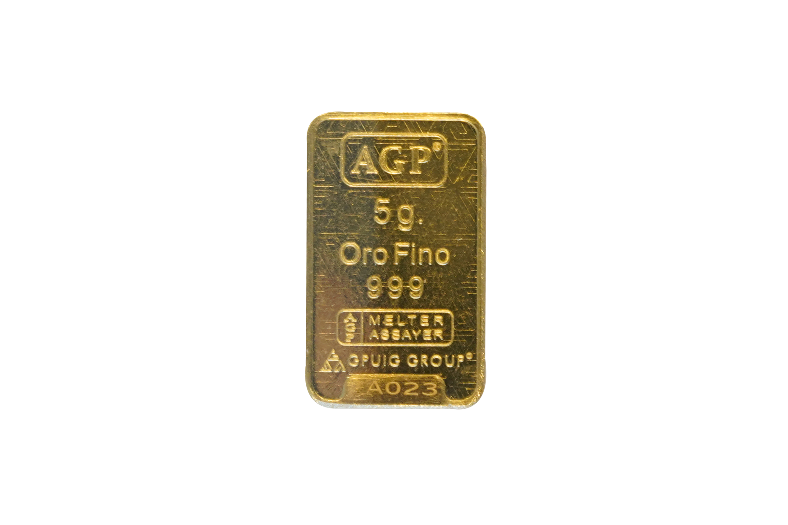 Lingote Oro 5g — Frente