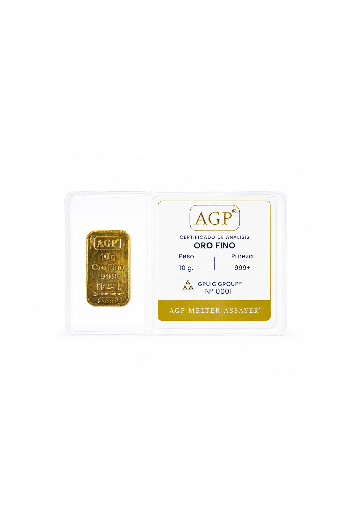 Lingote oro 10g AGP