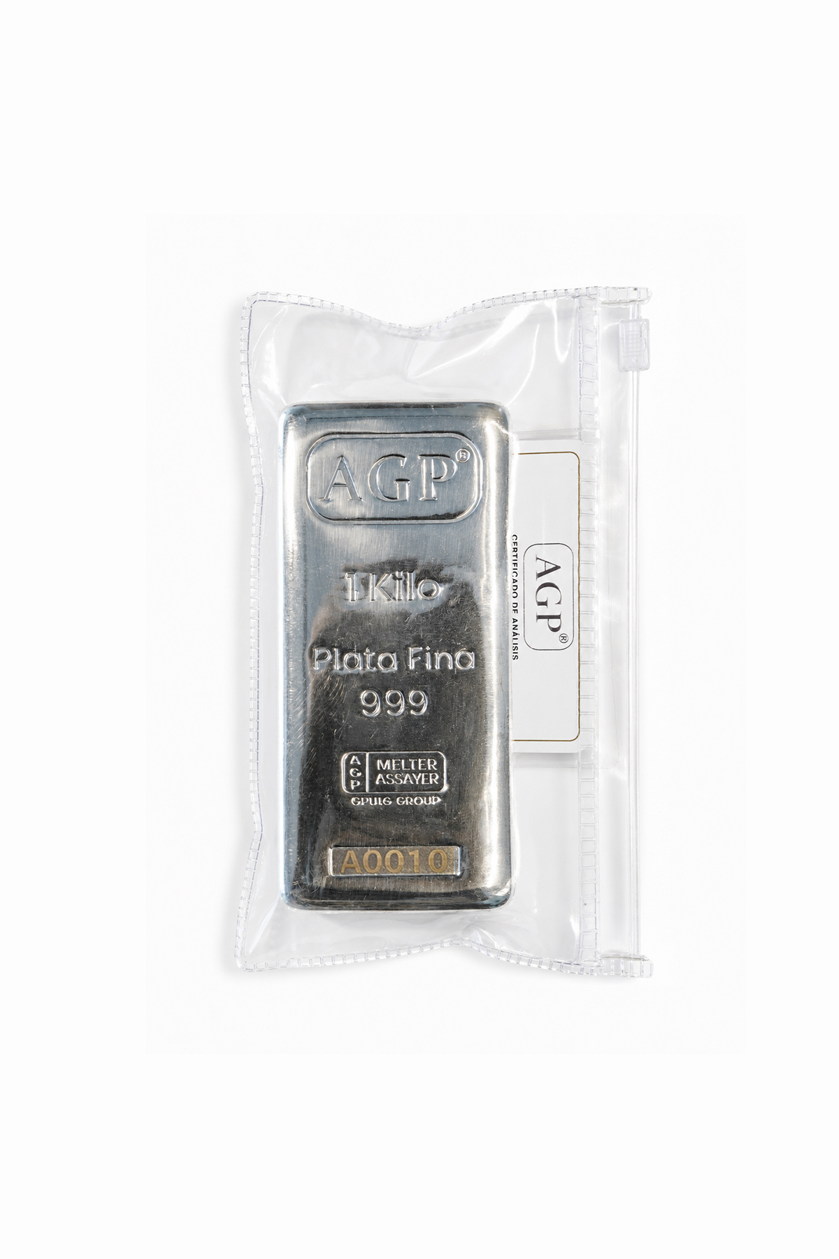 Lingote plata 1kg AGP