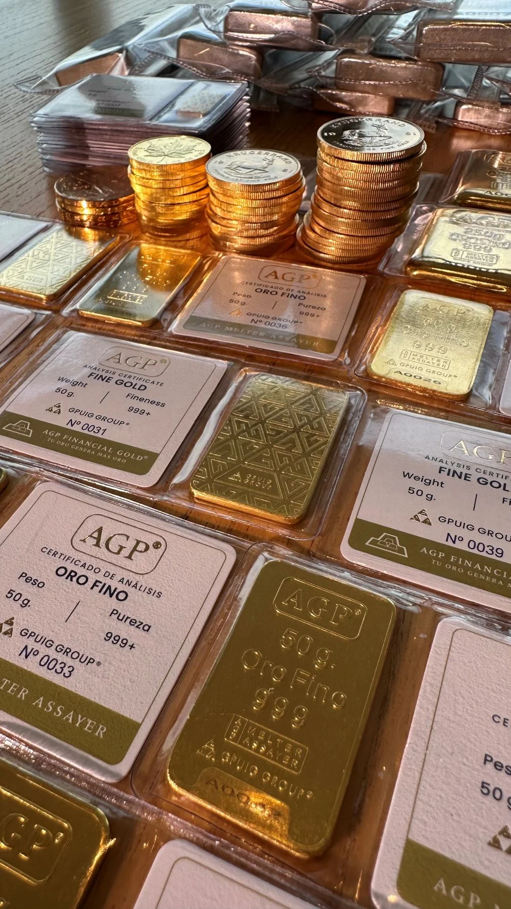 Barras de Oro de Inversión