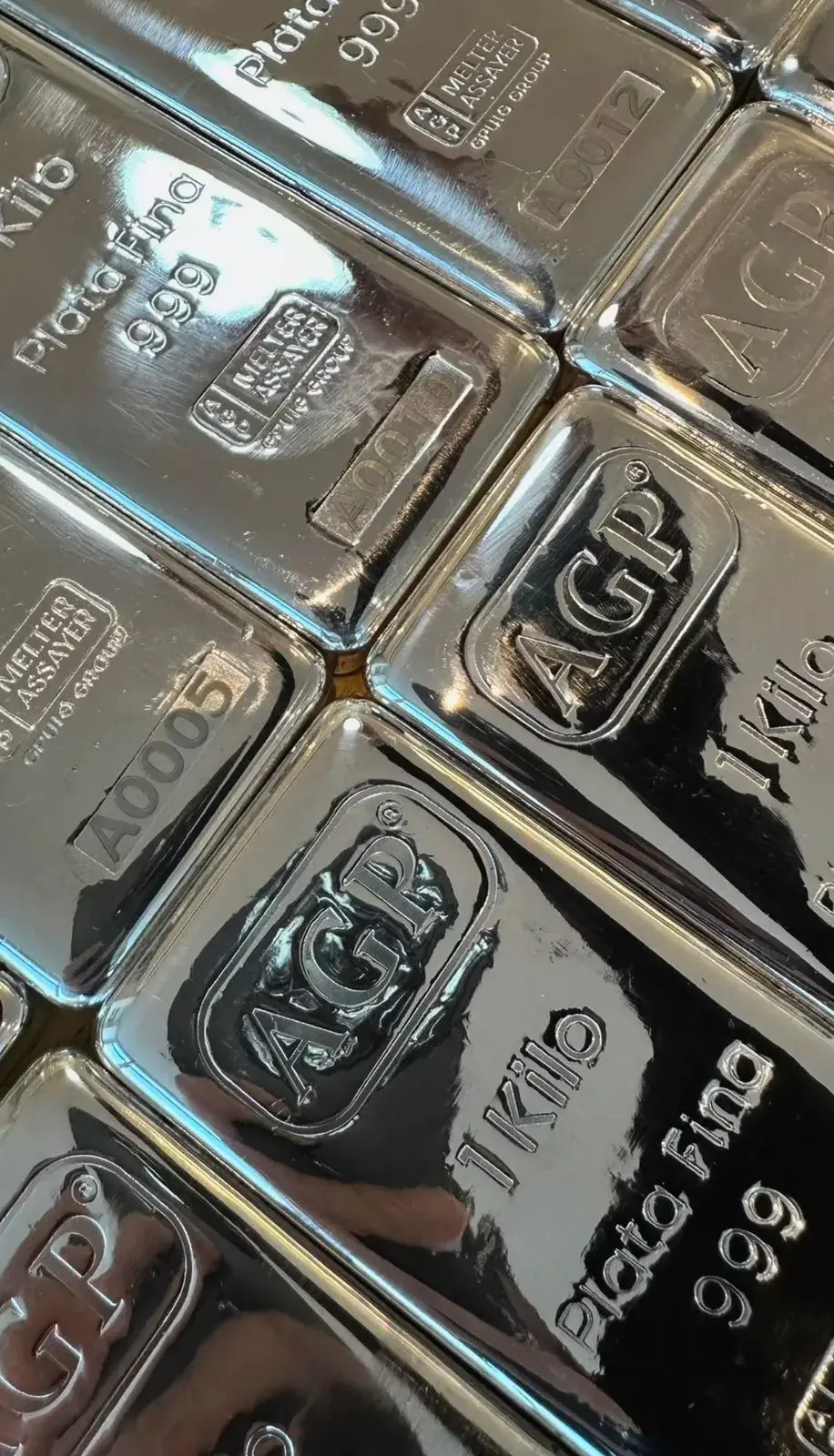 Barras de Plata Ag 999+