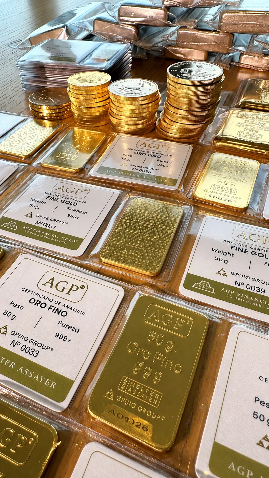 Barras de Oro de Inversión